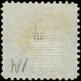 c1869 - Scott 114 3c Locomotive Stamp - Used - Nice Light Cancel Well Centered!
