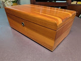 Vintage Lane Cedar Dresser Jewelry Trinket Chest with Key! - Free Shipping -27