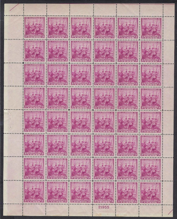 c1938 - Scott 836 Swedist-Finnish Full Sheet - MNH, Undisturbed OG