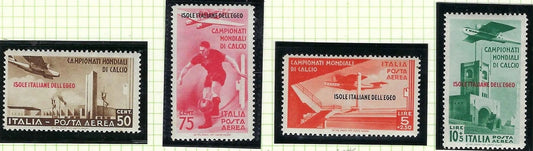 1934 Italian Aegean Islands Air Post Set - Scott C28-C31 MH, OG