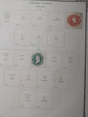 Box of Misc USA Stamps in Stock Books & Album Pages - Much Better! -224 Photos