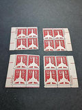 1971 Jet Airliner Airmail Plate Block Set of 4 Plate #32941 - Scott C78 MNH