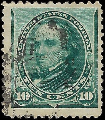 c1894 10c Webster - Scott 226 - Used with Good Centering!