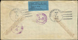 1928 Registered Cover with Cow Fancel Cancels - Scott 576 or 631