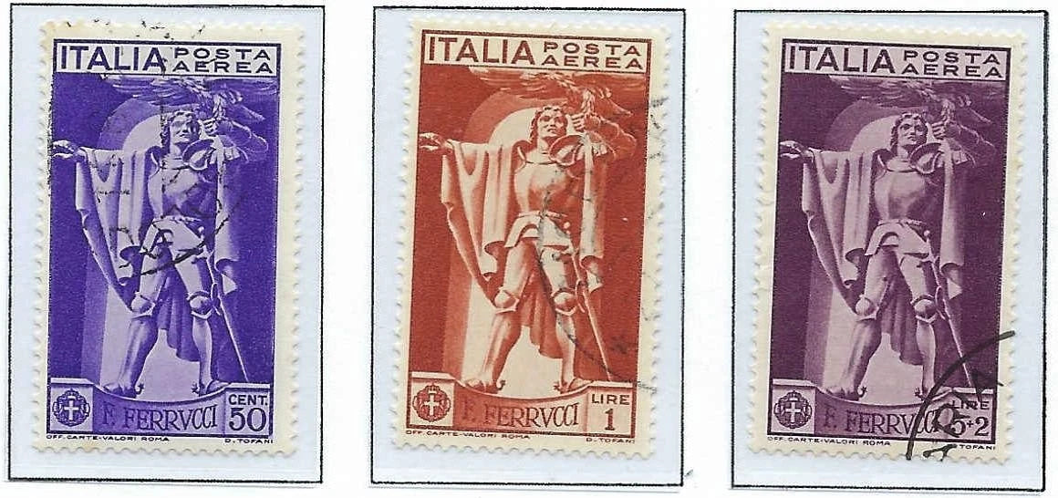 1930 Italy Air Post -Scott C20-C22 - Canceled - Quality! - Cat= $167