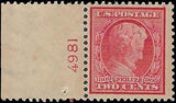 c1909 - USA Lincoln Sc# 367 - MLH, OG - Well Centered With Plate Number