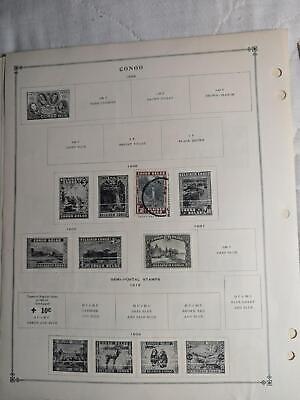 VEGAS - 1886-1971 Congo/Middle Congo on Scott Pages - M&U - Read - ~32 Photos!