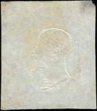 1861 Two Sicilies, Italy 1/2g Stamp - Sc# 20 - Used - 2 Corner Thins - Margins!