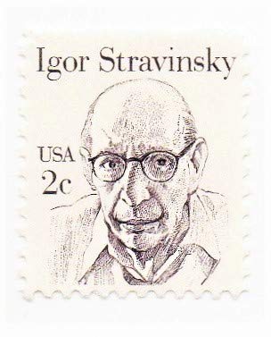 1982 Igor Stravinsky Single 2c Postage Stamp, Scott1845, MNH, OG