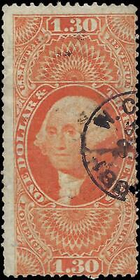 VEGAS - 1862-71 Revenue - Scott R77c - Very Nice! Solid