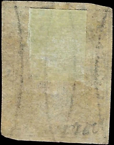 1860 Tuscany, Italy 20c - Scott 21 - Used - Grey Blue - Cat= $220!