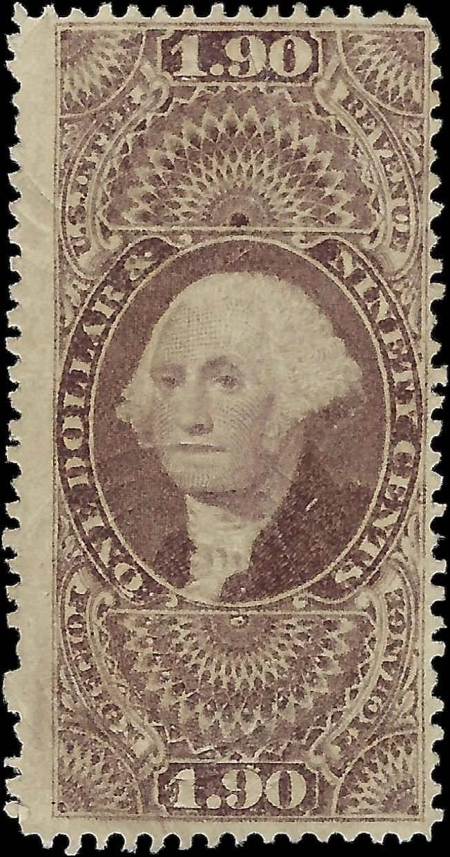 1863 USA - Scott R80 - Revenue - Well Centered - Light Cut Cancellation-Cat=$200