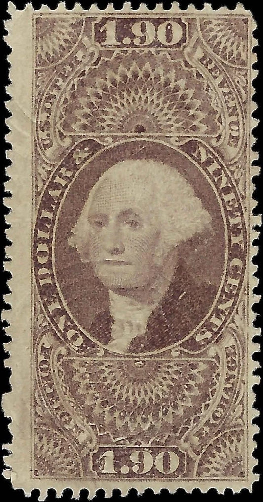 1863 USA - Scott R80 - Revenue - Well Centered - Light Cut Cancellation-Cat=$200