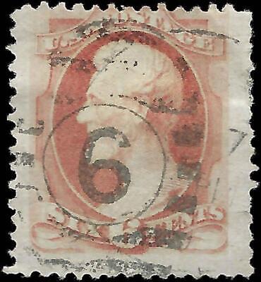 VEGAS - 1873 USA Lincoln 6c - Scott 159 - Jumbo