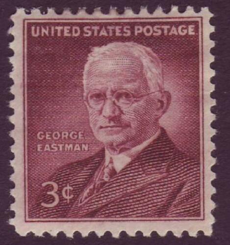 1954 George Eastman Single 3c Postage Stamp - MNH, OG - Scott 1062