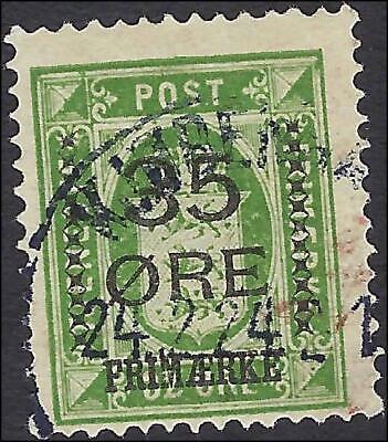 VEGAS - 1912 Denmark - 35o - Used - Scott 81 - Cat= $120