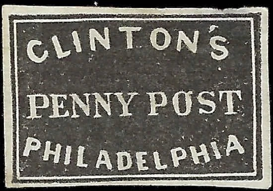 Clinton's Penny Post Philadelphia Scott 161L1 Period Forgery Local - NG