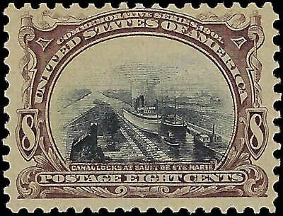 VEGAS - 1901 Pan-American 8c - Scott 298 MNH, Undisturbed Gum - Nice Centering!