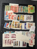 Box of Misc International Stamps, Souvenir Sheets & More - 94 Photos