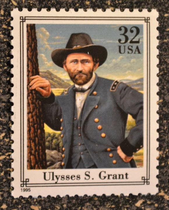 1995 Civil War Ulysses S. Grant Single 32c Postage Stamp, Sc#2975d, MNH, OG