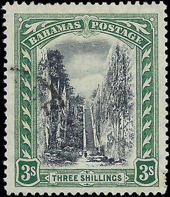 VEGAS - 1917-19 Bahamas - 3sh - Scott 62 - Used - Light Cancel