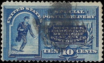 c1888 - Sc# E2 Special Delivery Stamp - Used