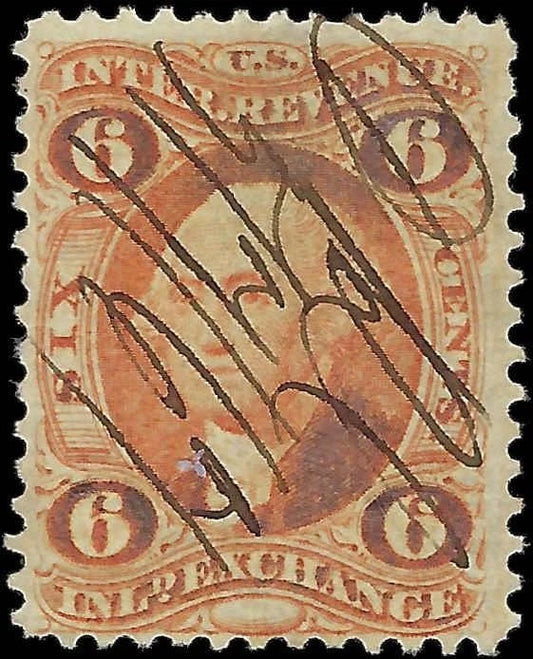 1863 USA - Scott R30 - Revenue - Well Centered Example