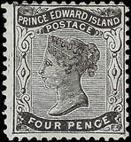 c1868 - Prince Edward Island - Scott # 9, Mint No Gum - Solid