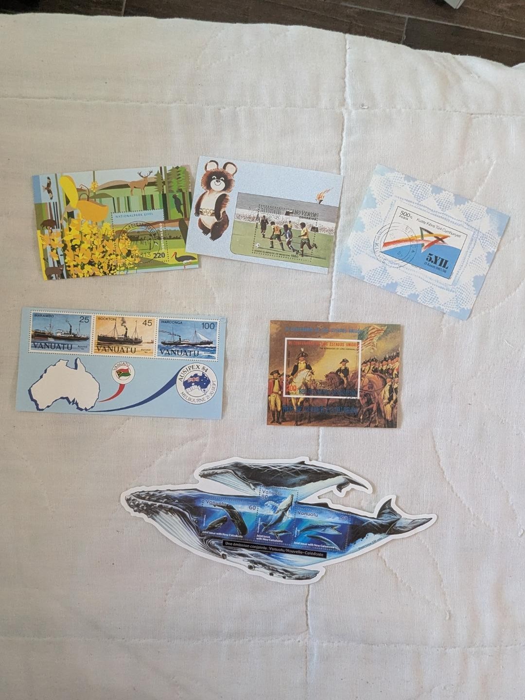 Box of Sheets/ Souvenir Sheets -Mostly Modern -Various Countries -See 46 Photos