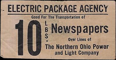 VEGAS - Electric Package Agency 10lbs Newspapers - Not in Scott Catalog - READ