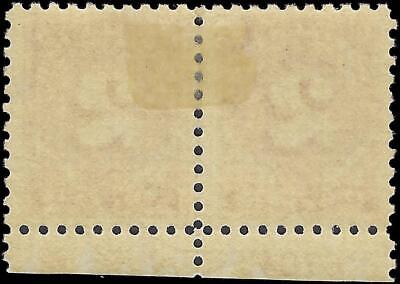 VEGAS - 1914 Postage Due 2c - Scott J53 Plate Number Pair, MH, OG - Perf 10