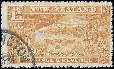VEGAS - 1907 New Zealand 1 1/2c - Scott 109 - WM61