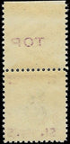 c1938 - #832 Wilson $1 with "Top" Margin - MNH, OG