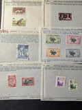 Box of Misc International Stamps, Souvenir Sheets & More - 94 Photos