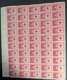 1948 USA Red Cross 3c Sheet -Scott 967 -MNH, Undisturbed OG - No Sig Flaws -3