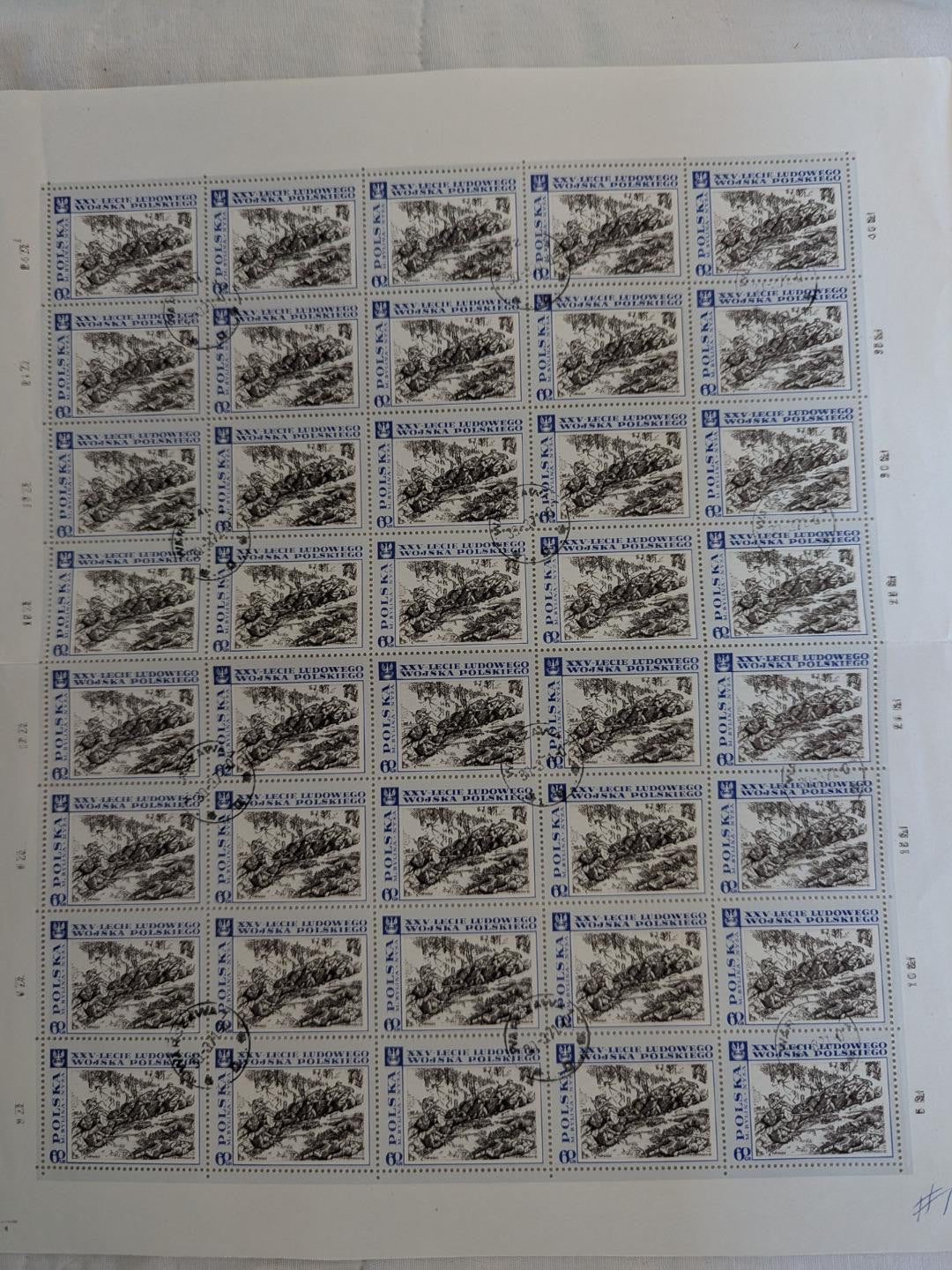 ~70 Mostly Stamp Sheets/Multiples Various Countries -Mint & Cancelled ~67 Photos