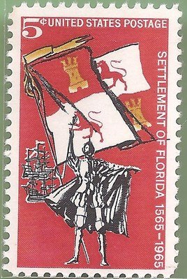 1965 Settlement Of Florida Single 5c Postage Stamp - Scott 1271 - MNH,OG cx249