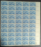 1946 USA F. Roosevelt 5c Sheet -Scott 933 -MNH, Undisturbed OG - Corner Perf