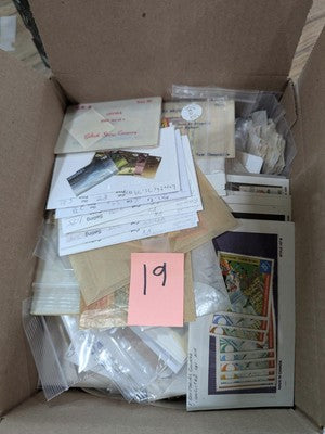 Box of Misc Africa Stamps in Glassines Unopened From Estate! -109 Photos