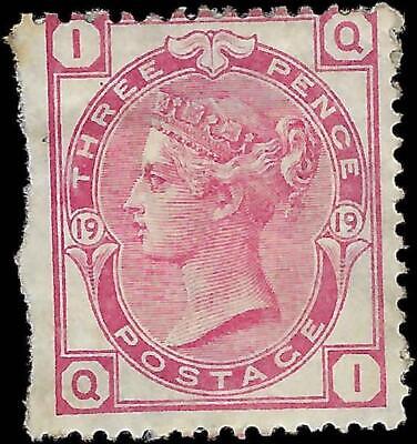 VEGAS - 1873-80 Great Britain - Sc# 61, P19 - Mint, With Gum! Perf... Cat- $425
