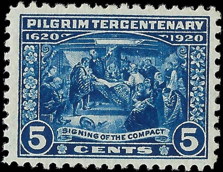1920 USA Pilgrim Tercentenary - Scott 550 - MNH - Undisturbed OG - Choice!