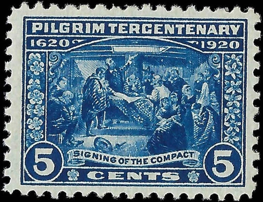 1920 USA Pilgrim Tercentenary - Scott 550 - MNH - Undisturbed OG - Choice!