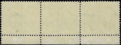 c1908 - #E7 1c Special Delivery Margin Strip of 3 - MNH, OG