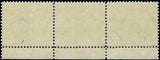 c1908 - #E7 1c Special Delivery Margin Strip of 3 - MNH, OG