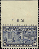 c1922 - #E12 Special Delivery 10c -MNH, Undisturbed OG (Perf 11) with Plate #