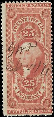 VEGAS - 1862-71 Revenue - Scott R46D - Nice Silk Paper Example! - Light Crease