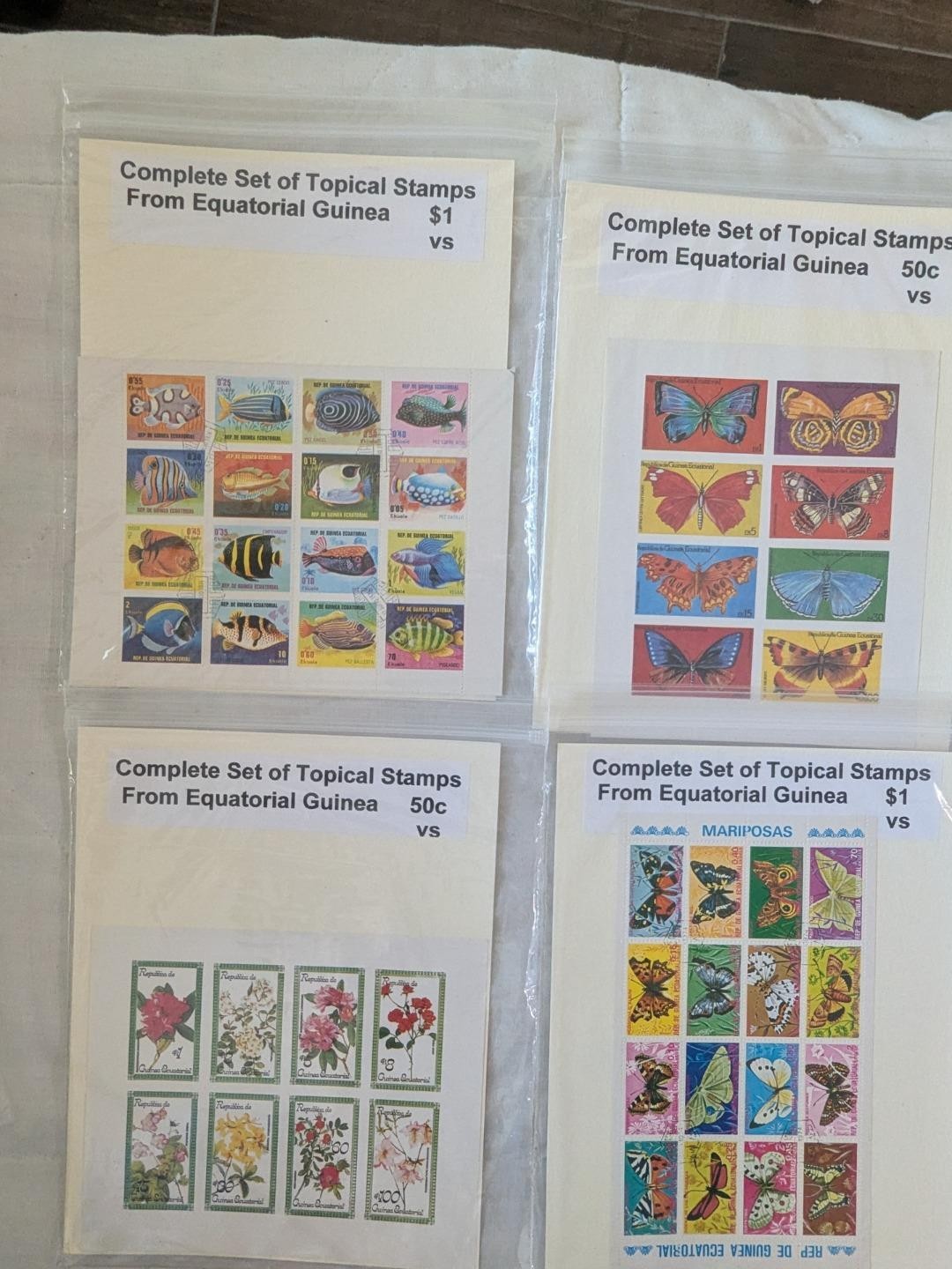 Box of Sheets/ Souvenir Sheets -Mostly Modern -Various Countries -See 46 Photos