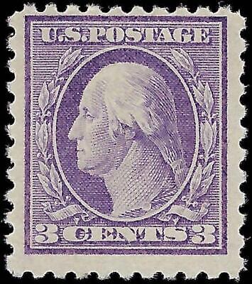 VEGAS - 1914 Washington 3c - Scott 426 MH, OG - Solid