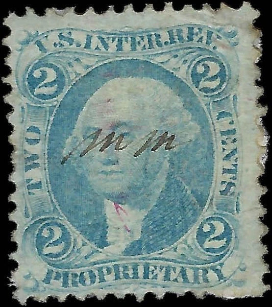 1862 USA - Scott R13 - Revenue - Used - Nice Light Cancel Example
