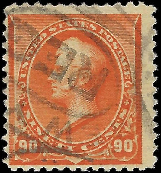1890 USA - Scott 229 - 90c - Registered Cancel - Very Solid